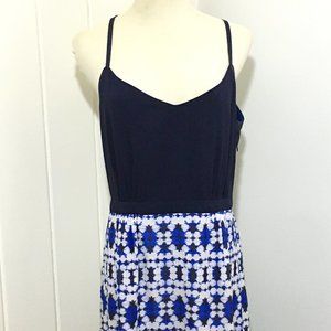 J Crew Ikat Print Halter Top Maxi Dress, Sz 10